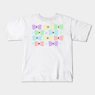 Bow Eyes Kawaii Kids T-Shirt